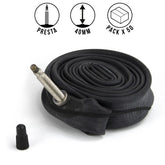 EXCESS TUBES 20 X 1-1/8 40MM & 60MM PRESTA VALVE